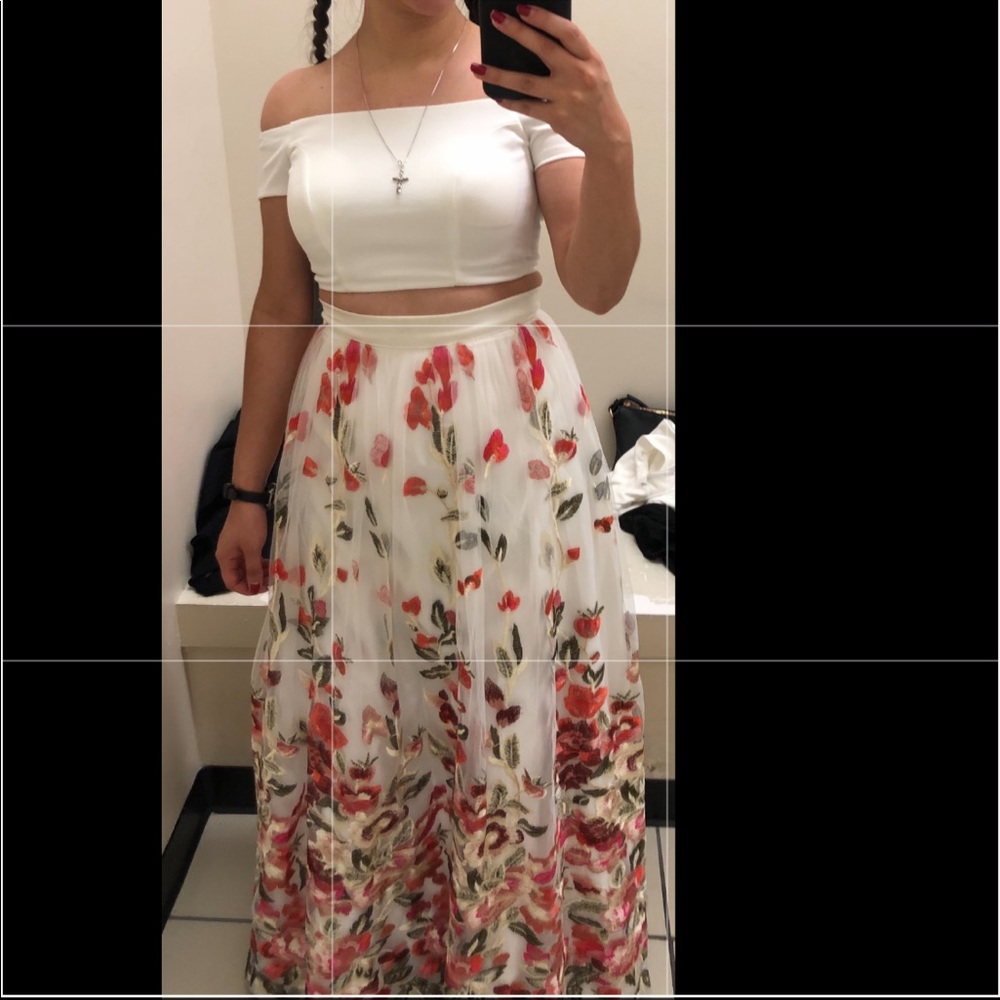 two piece dress